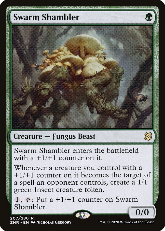 Swarm Shambler — Zendikar Rising 207/406