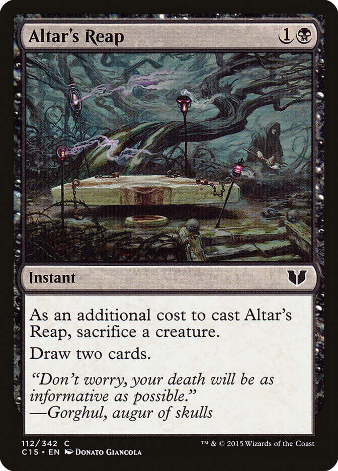 Altar's Reap — Commander 2015 112/342