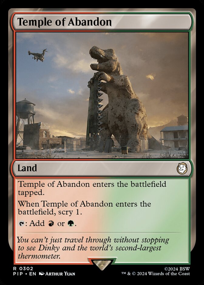 Temple of Abandon — Fallout 302/1068