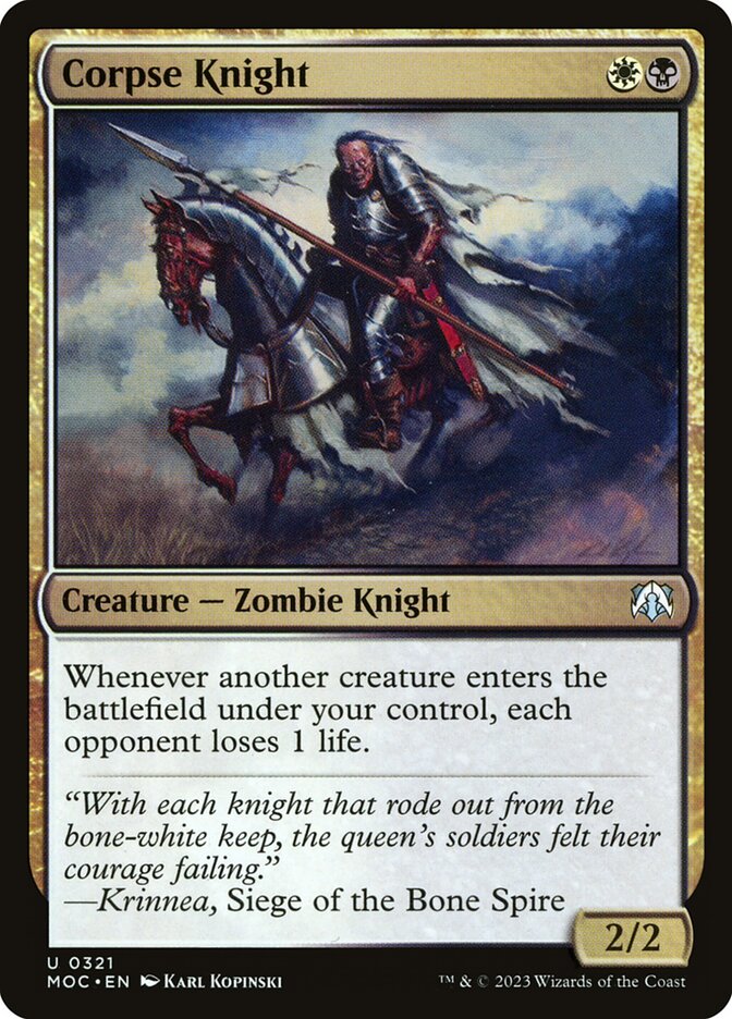 Corpse Knight — March of the Machine Commander 321/450