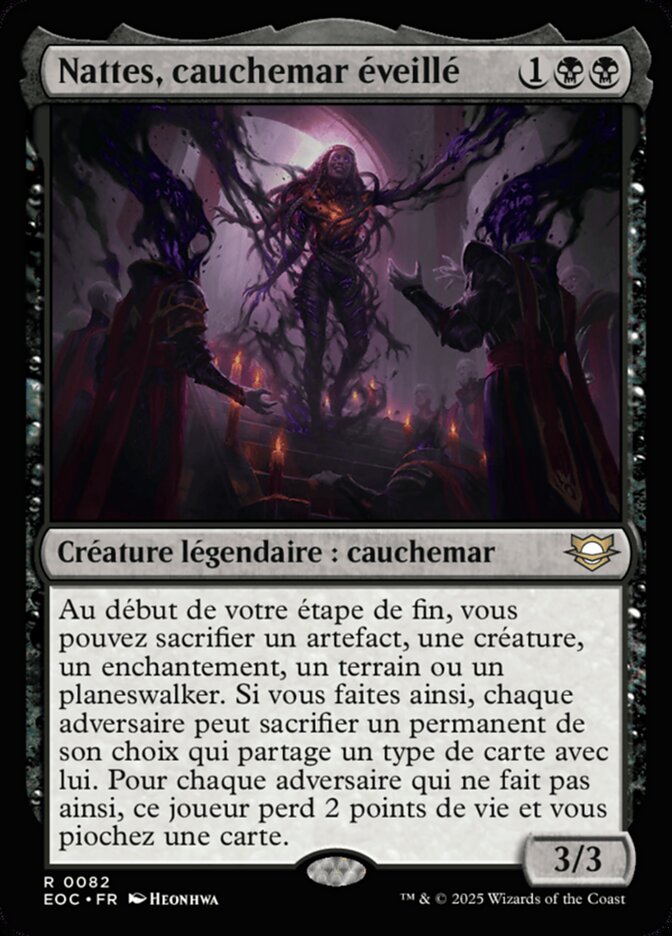 Nattes, cauchemar éveillé — Edge of Eternities Commander 82/191