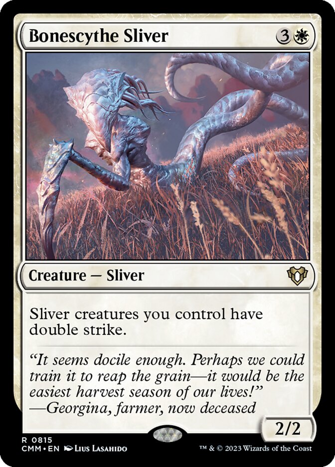Bonescythe Sliver — Commander Masters 815/1067