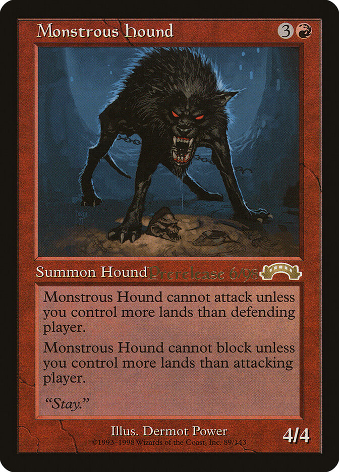 Monstrous Hound — Exodus Promos 89/1