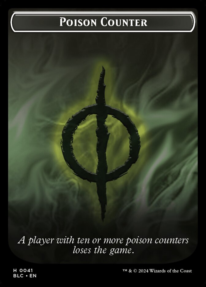 Poison Counter — Bloomburrow Commander Tokens 41/41