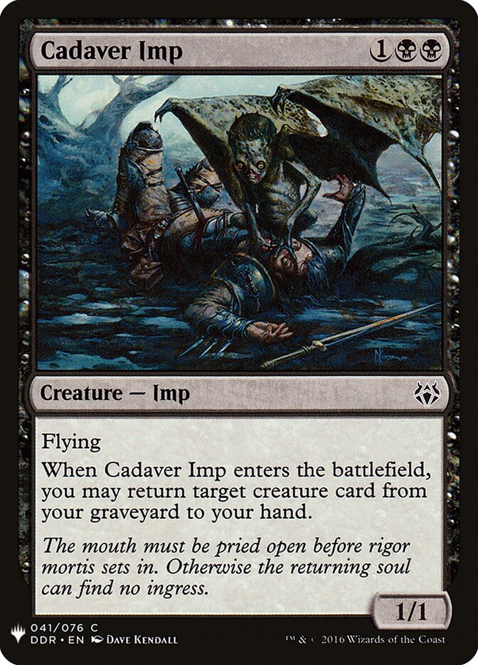 Cadaver Imp — The List DDR-41/5581