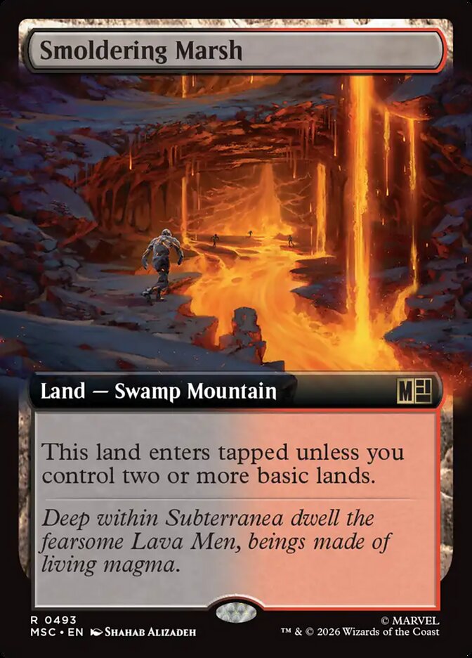 Smoldering Marsh — Marvel Super Heroes Commander 493/866