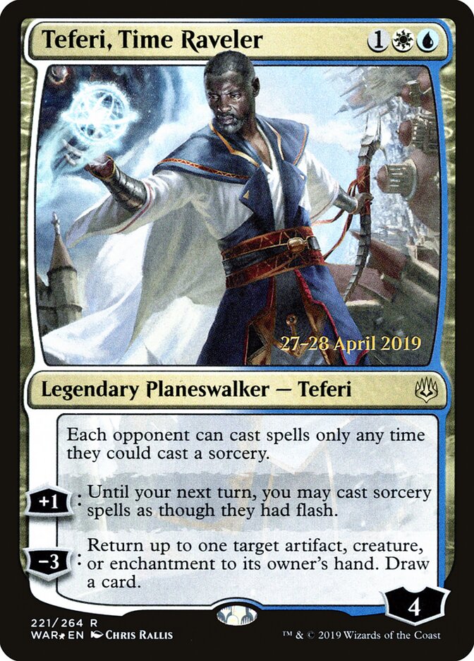 Teferi, Time Raveler — War of the Spark Promos 221s/176