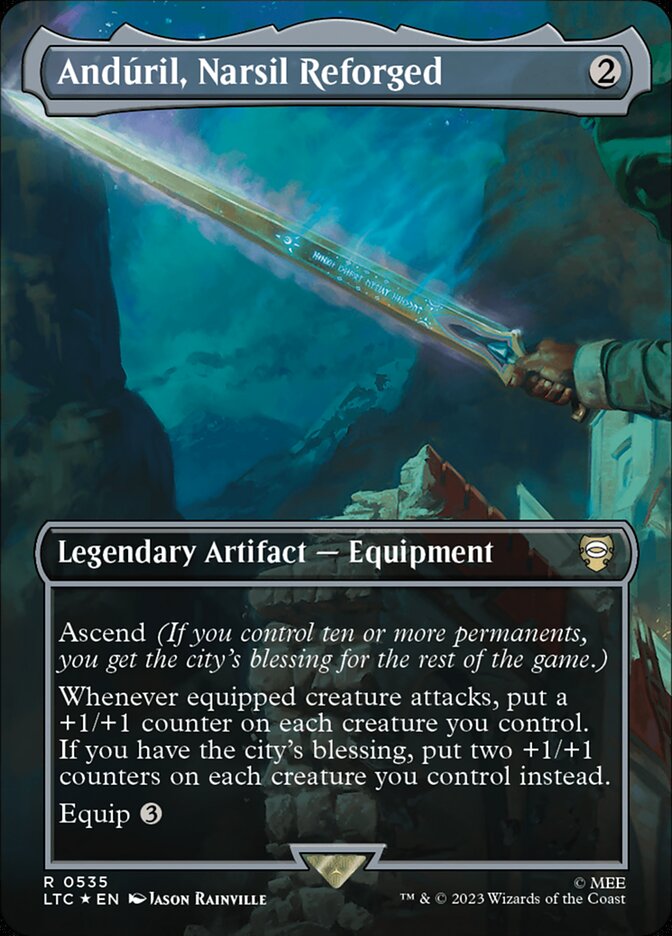 Andúril, Narsil Reforged — Tales of Middle-earth Commander 535/591