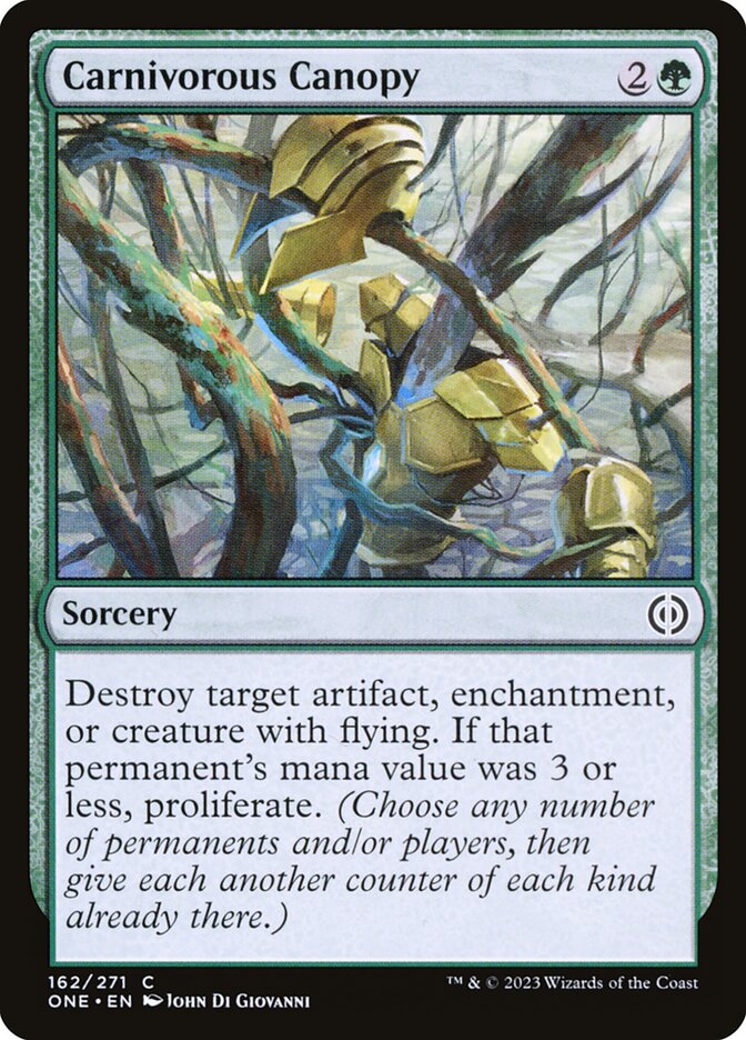 Carnivorous Canopy — Phyrexia: All Will Be One 162/479