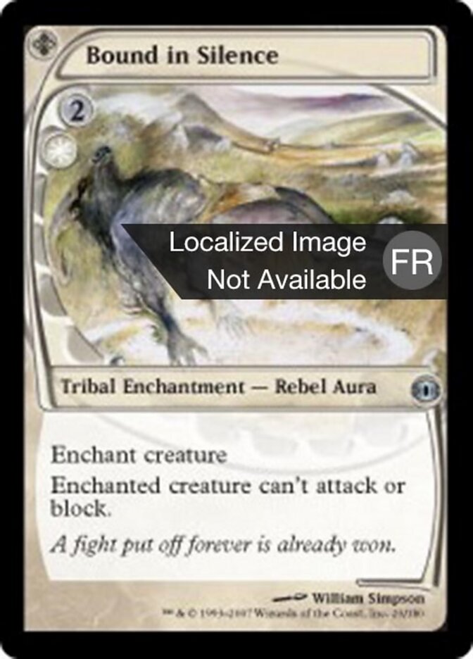 Lié en silence — Future Sight 20/180