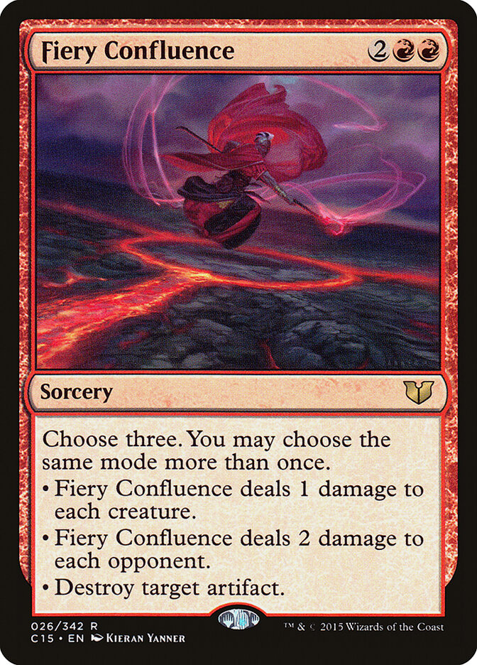 Fiery Confluence — Commander 2015 26/342