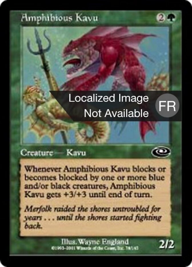 Kavru amphibie — Planeshift 78/146