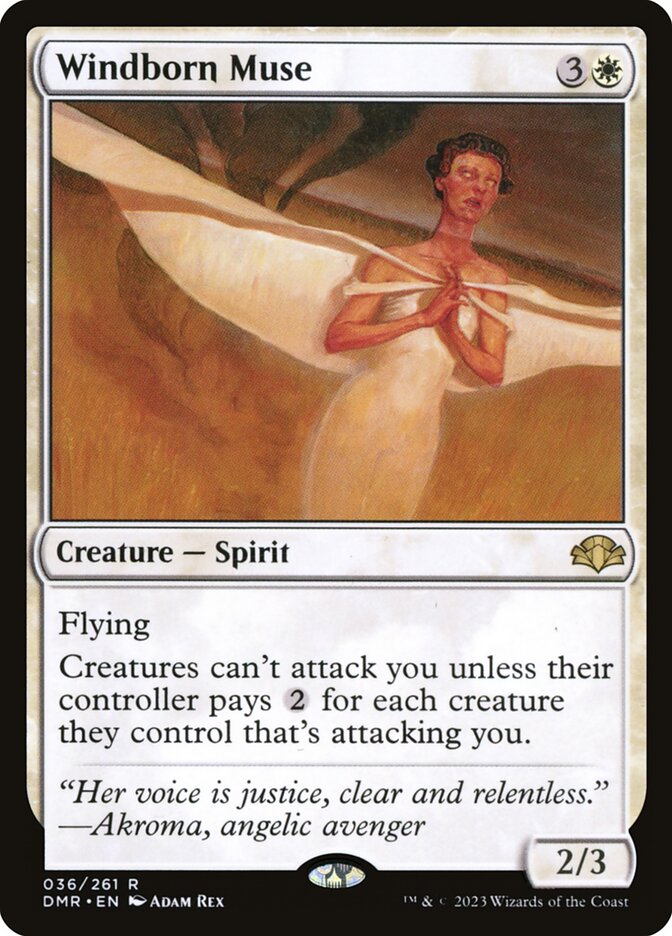 Windborn Muse — Dominaria Remastered 36/457
