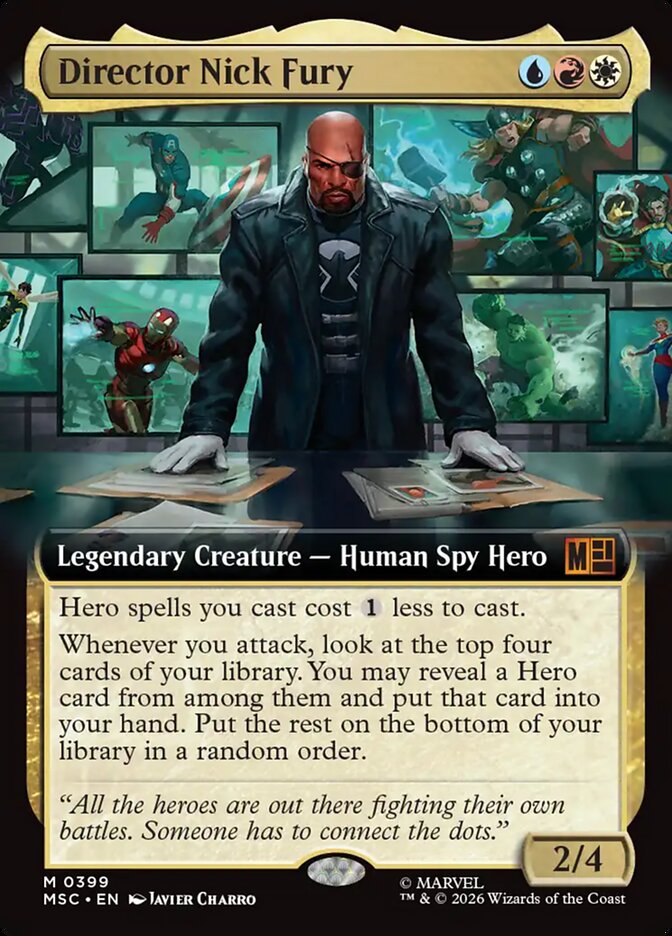 Directeur Nick Fury — Marvel Super Heroes Commander 399/866