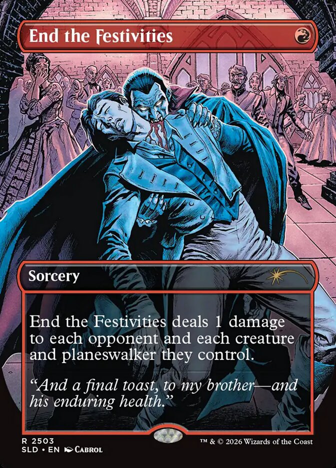 End the Festivities — Secret Lair Drop 2503/2754