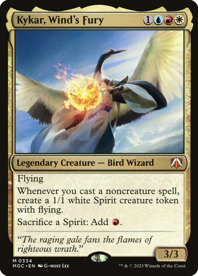 Kykar, Wind's Fury — March of the Machine Commander 334/450