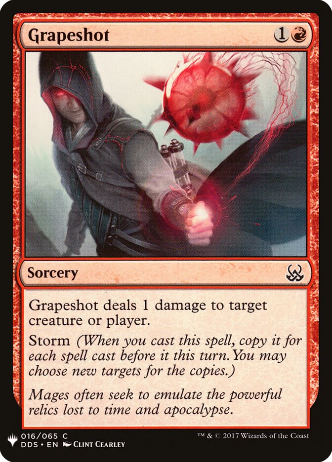 Grapeshot — The List DDS-16/5581