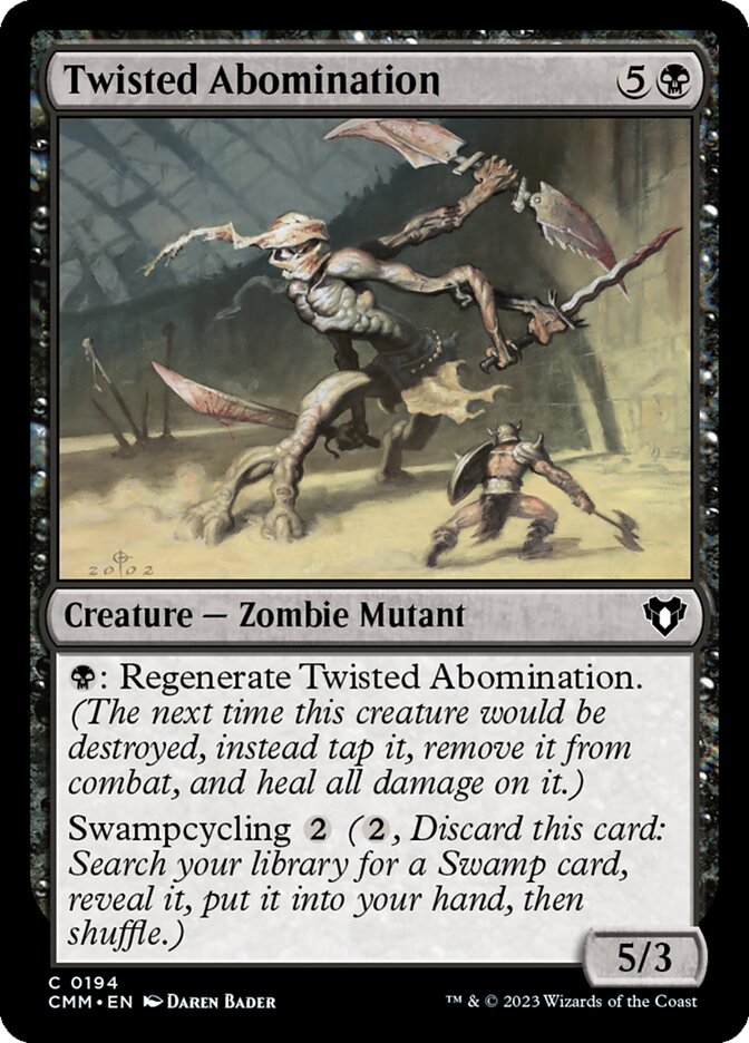 Twisted Abomination — Commander Masters 194/1067