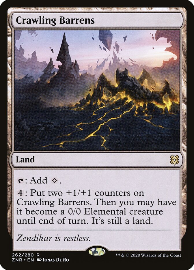 Crawling Barrens — Zendikar Rising 262/406