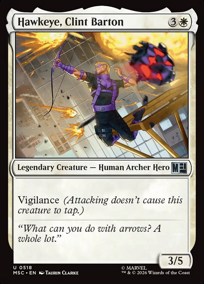 Hawkeye, Clint Barton — Marvel Super Heroes Commander 518/866