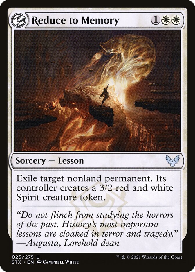 Reduce to Memory — Strixhaven: School of Mages 25/393