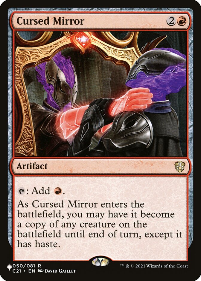 Cursed Mirror — The List C21-50/5581