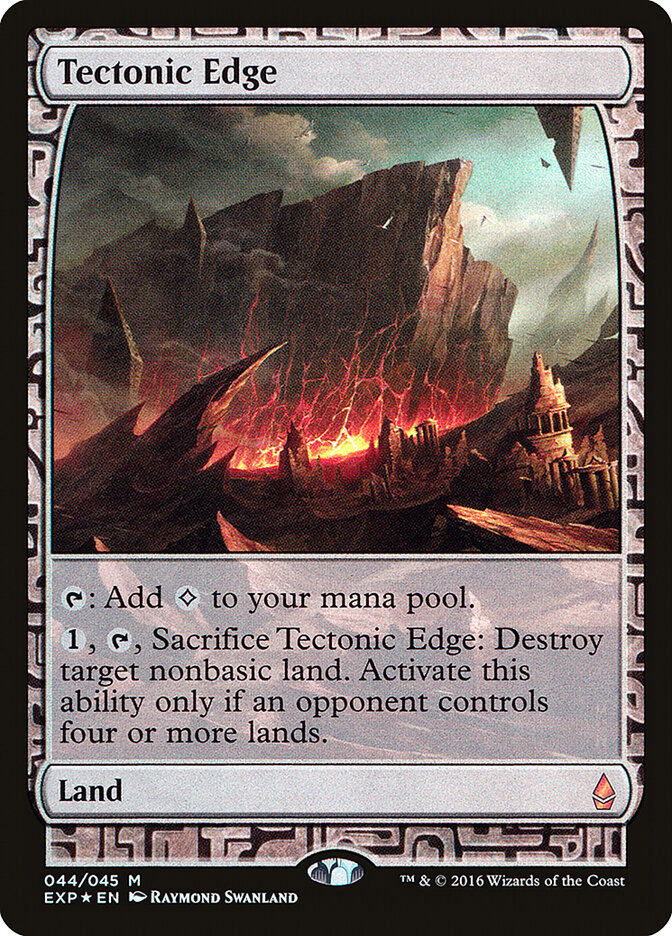 Tectonic Edge — Zendikar Expeditions 44/45