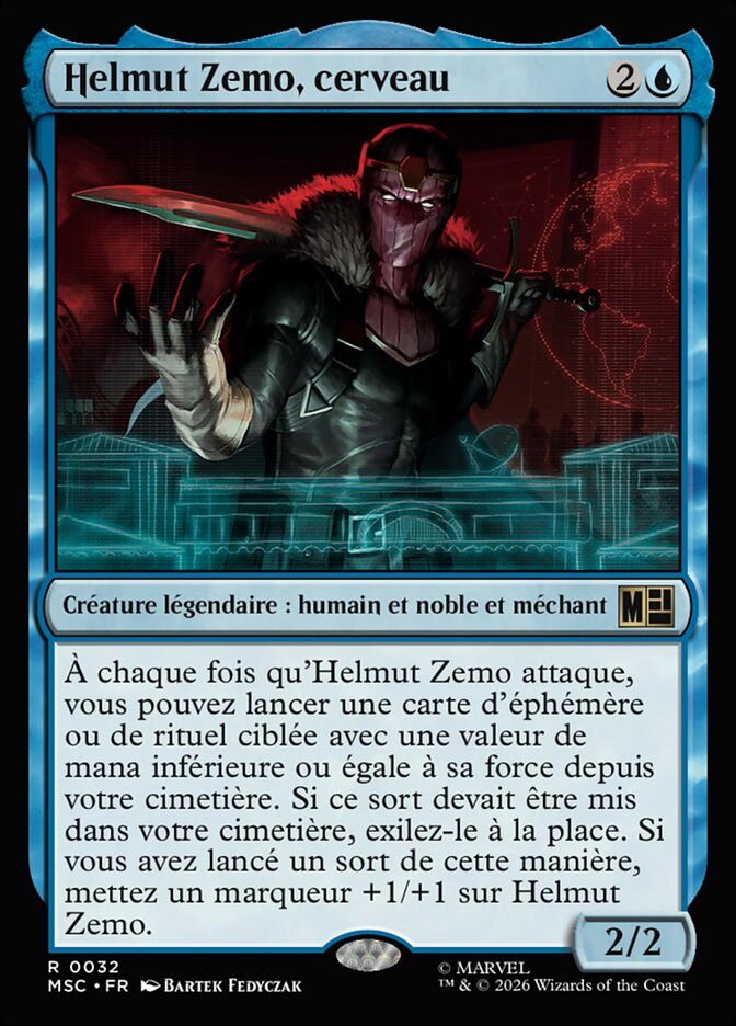 Helmut Zemo, cerveau — Marvel Super Heroes Commander 32/866