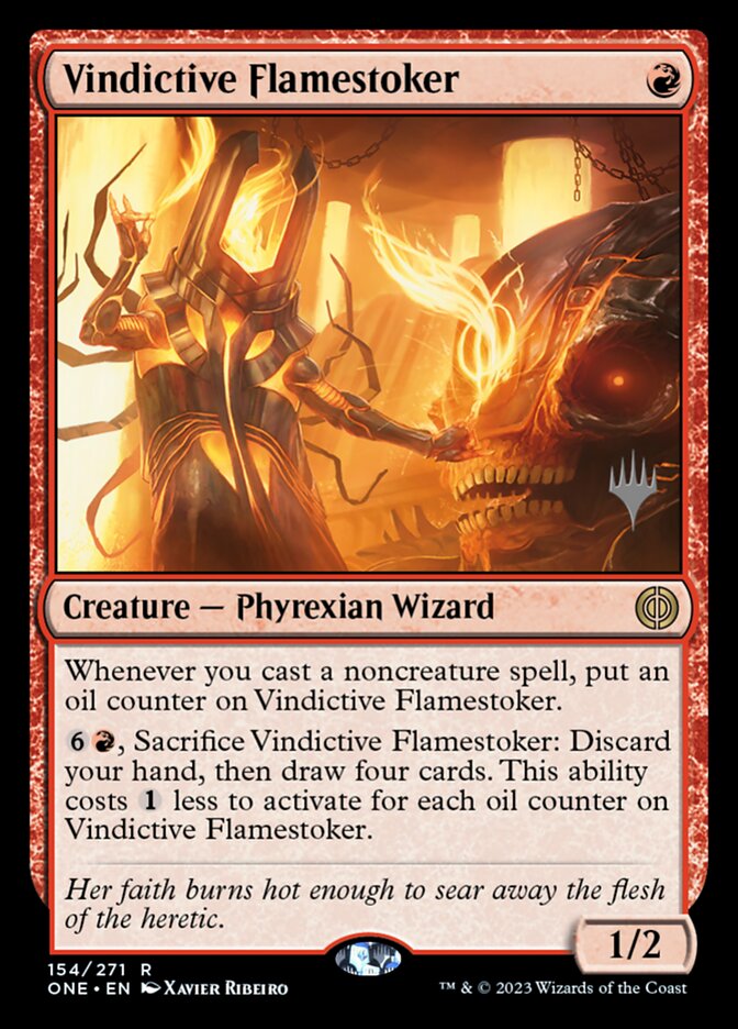 Vindictive Flamestoker — Phyrexia: All Will Be One Promos 154p/160