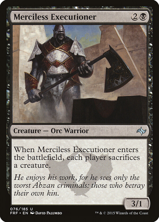 Merciless Executioner — Fate Reforged 76/191