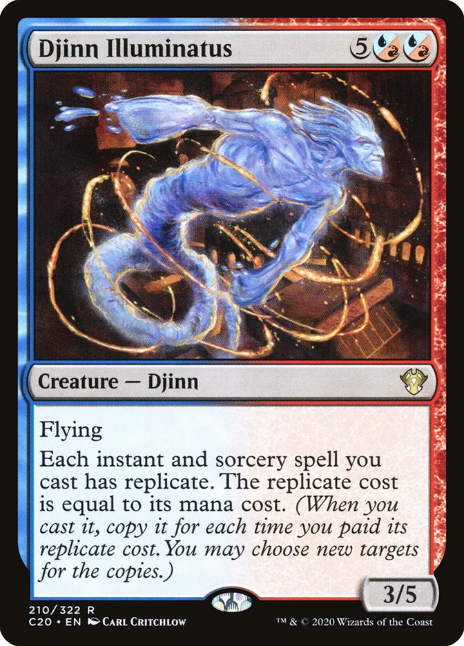 Illuminatus djinn — Commander 2020 210/322