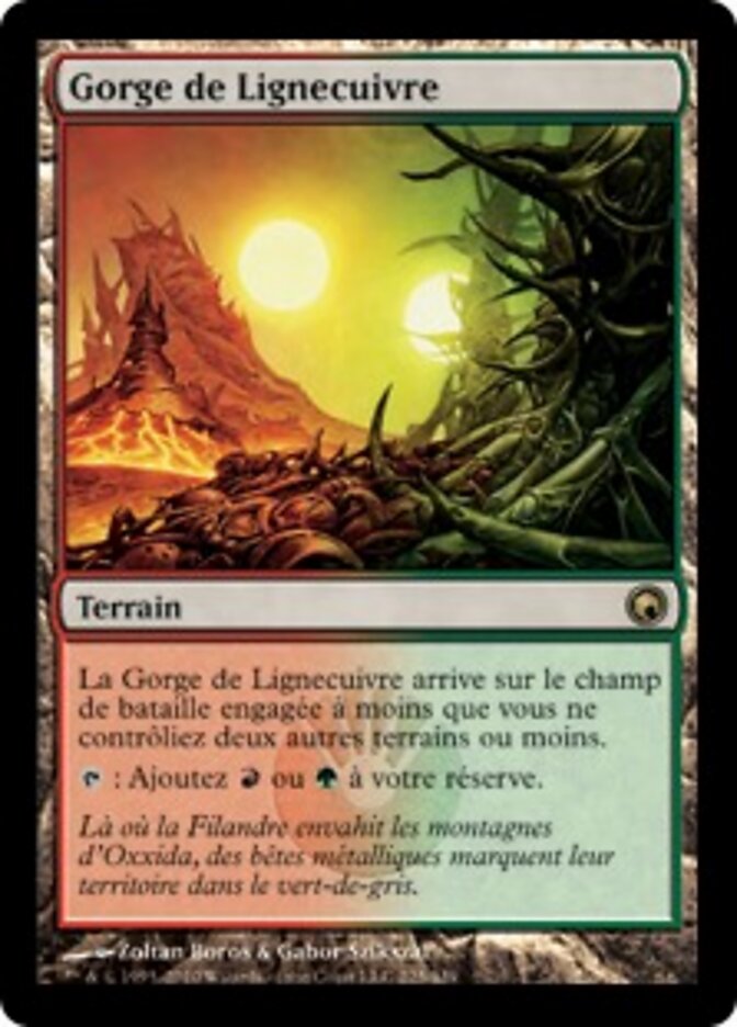 Gorge de Lignecuivre — Scars of Mirrodin 225/249
