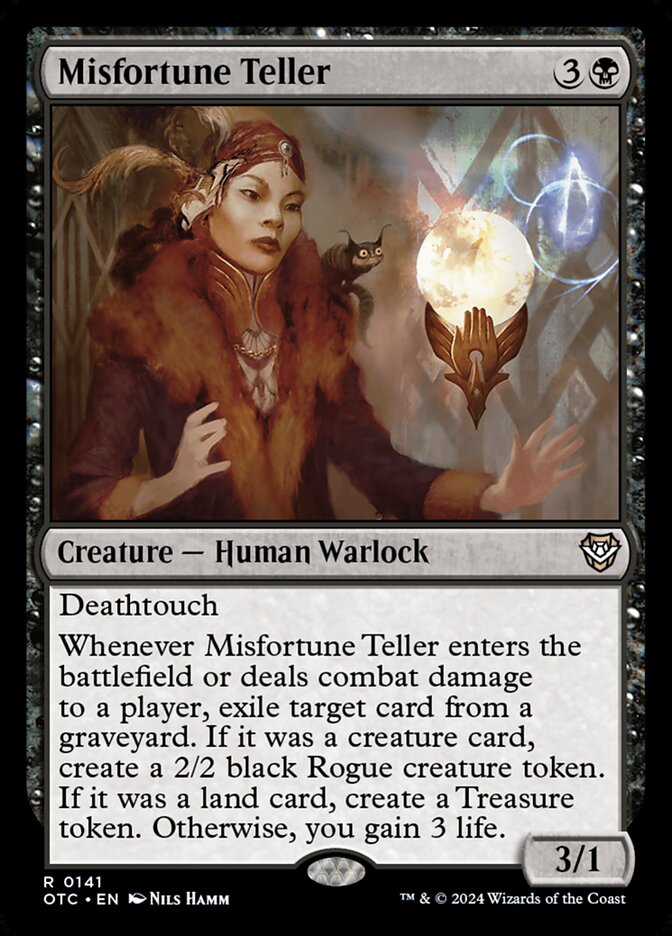 Misfortune Teller — Outlaws of Thunder Junction Commander 141/342
