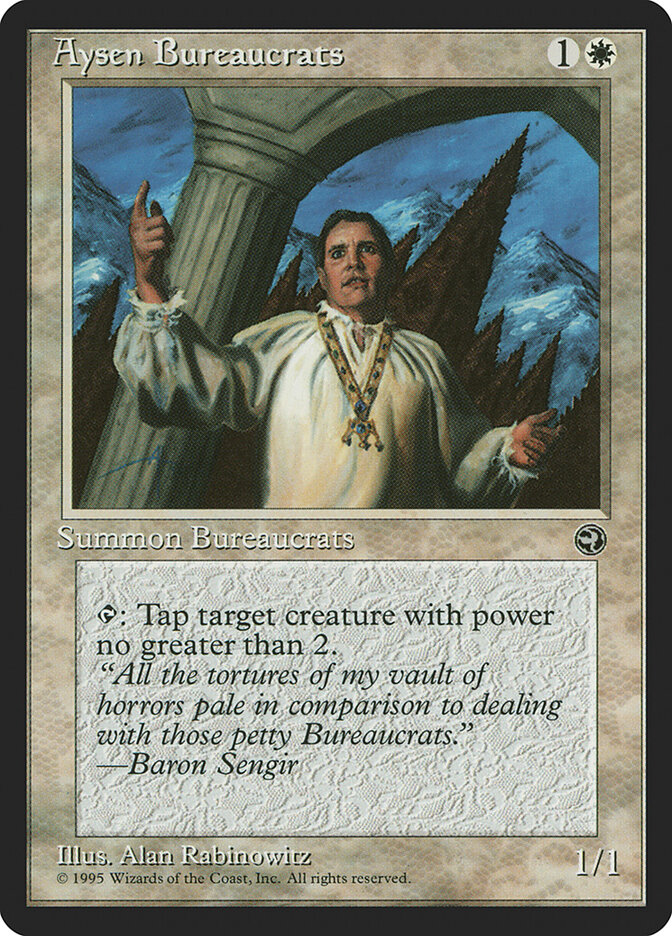 Aysen Bureaucrats — Homelands 3b/140