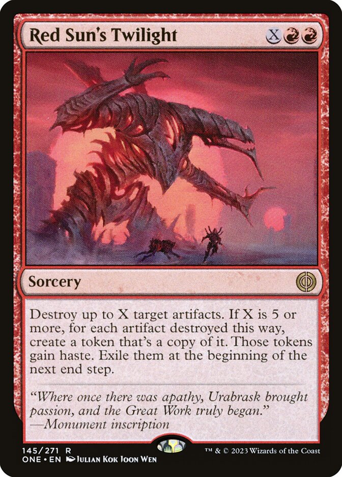 Red Sun's Twilight — Phyrexia: All Will Be One 145/479