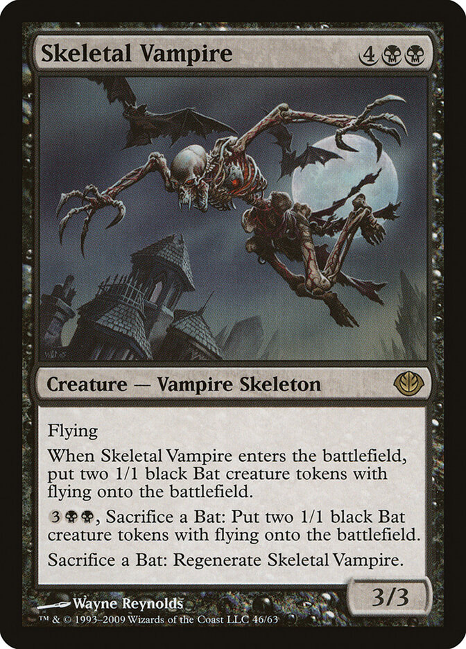 Skeletal Vampire — Duel Decks: Garruk vs. Liliana 46/63