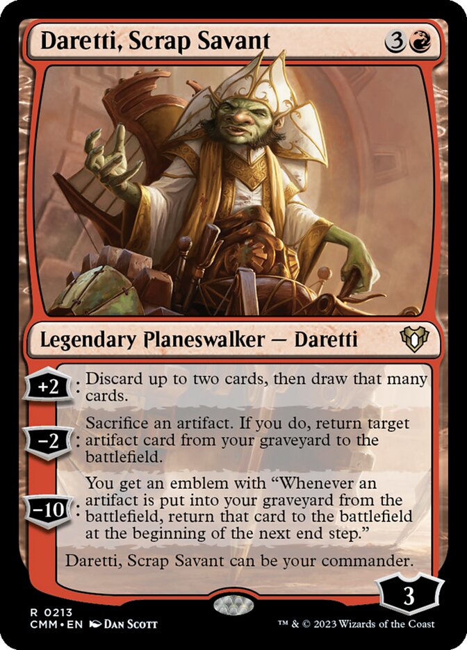 Daretti, Scrap Savant — Commander Masters 213/1067