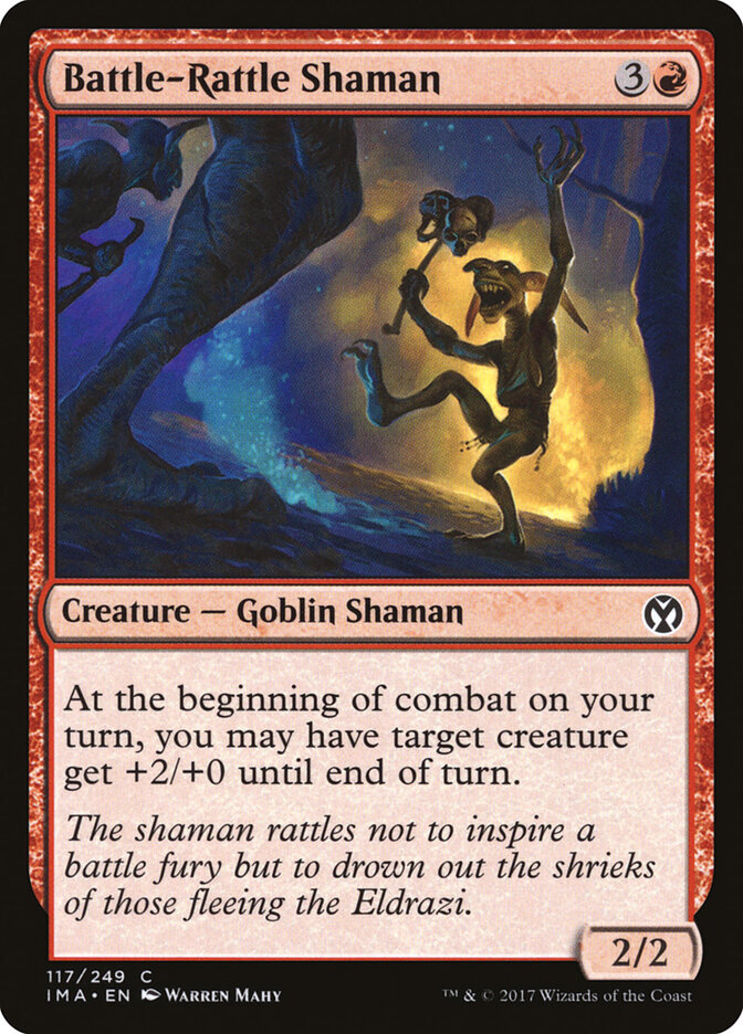 Battle-Rattle Shaman — Iconic Masters 117/249