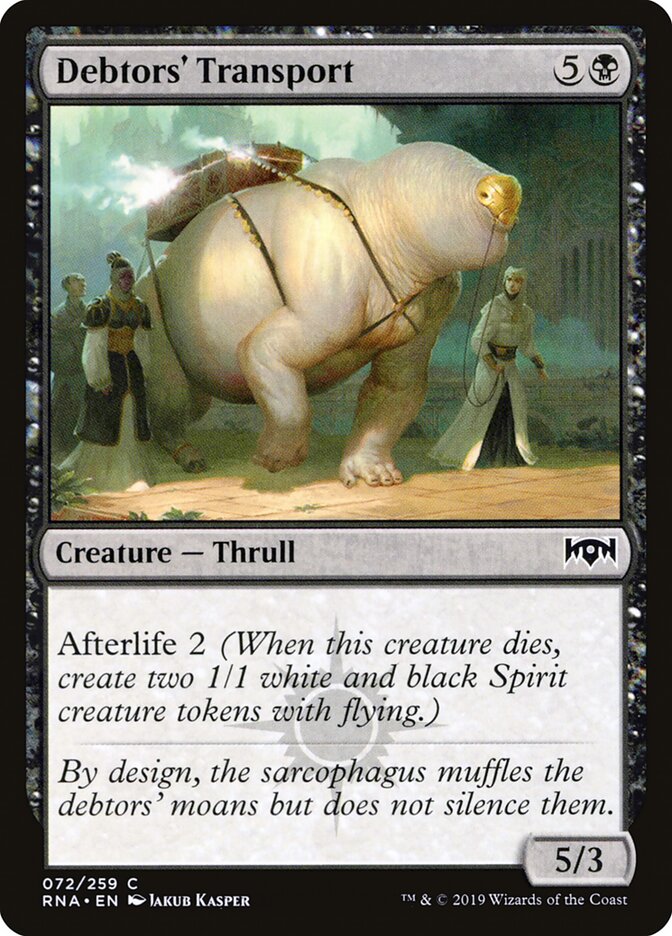 Debtors' Transport — Ravnica Allegiance 72/273