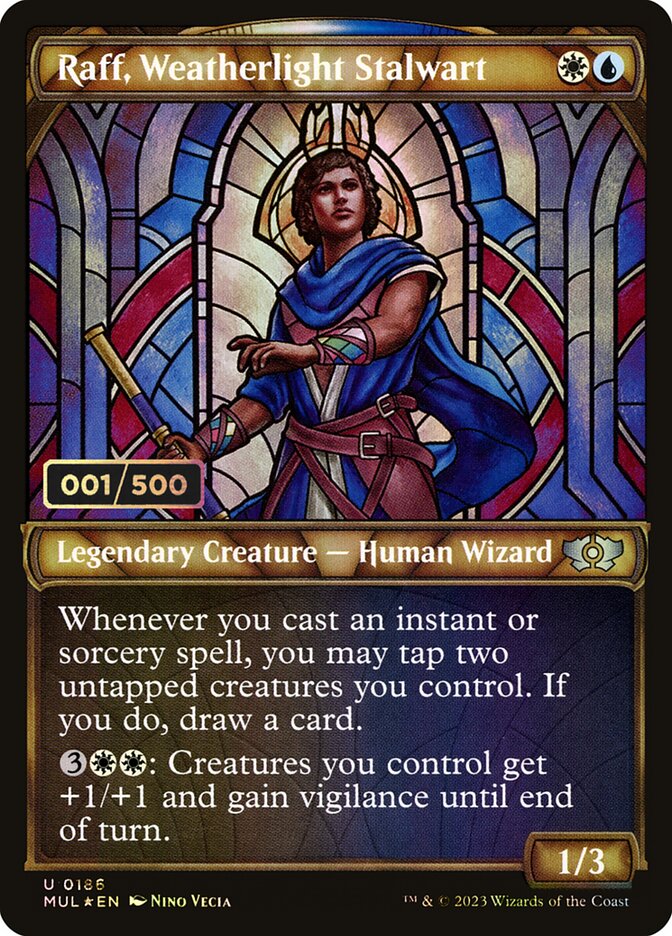 Raff, Weatherlight Stalwart — Multiverse Legends 186z/261