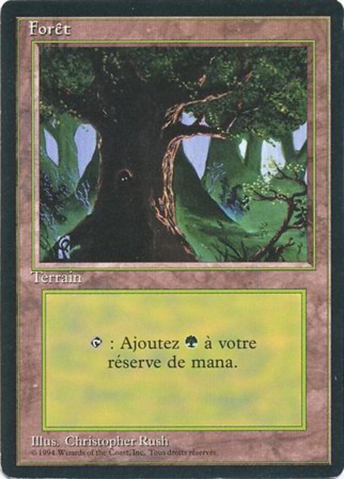 Forêt — Foreign Black Border 306/307