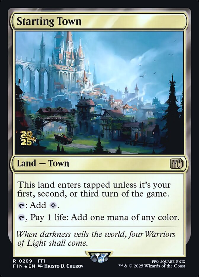 Starting Town — Final Fantasy Promos 289s/94