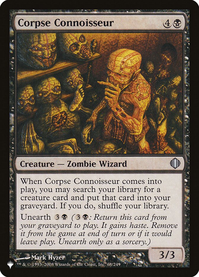 Corpse Connoisseur — The List ALA-68/5581