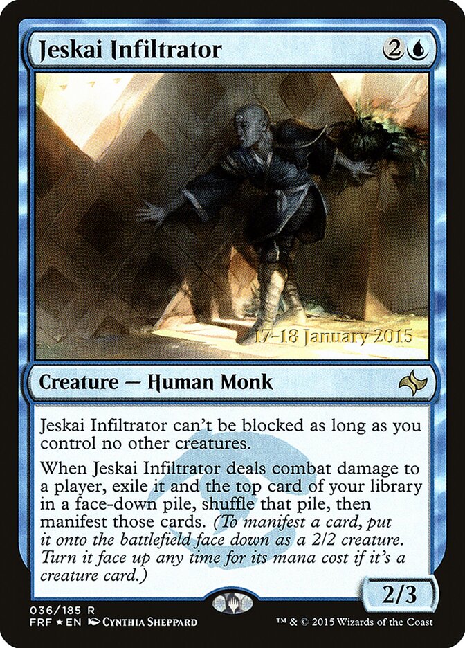 Jeskai Infiltrator — Fate Reforged Promos 36s/43