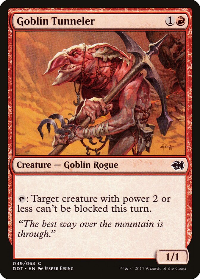 Goblin Tunneler — Duel Decks: Merfolk vs. Goblins 49/63