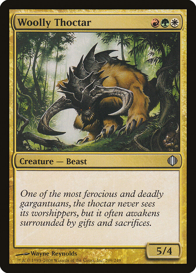 Woolly Thoctar — Shards of Alara 209/250