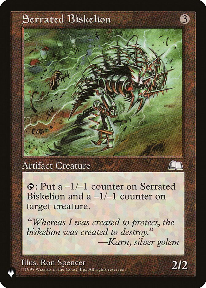 Serrated Biskelion — The List WTH-156/5581