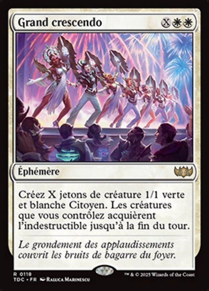 Grand crescendo — Tarkir: Dragonstorm Commander 118/413