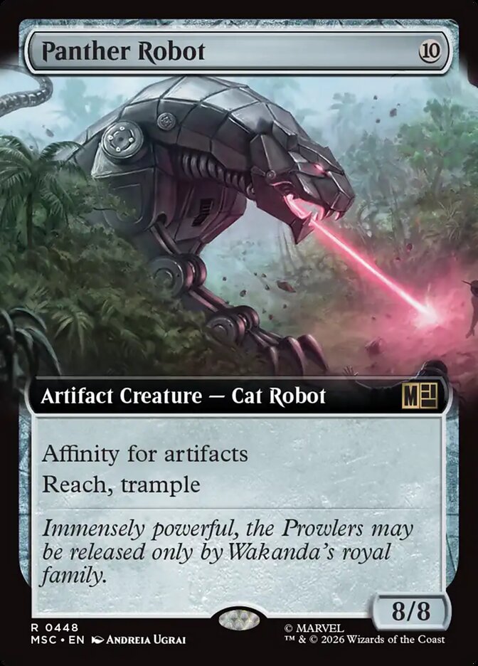 Robot panthère — Marvel Super Heroes Commander 448/866