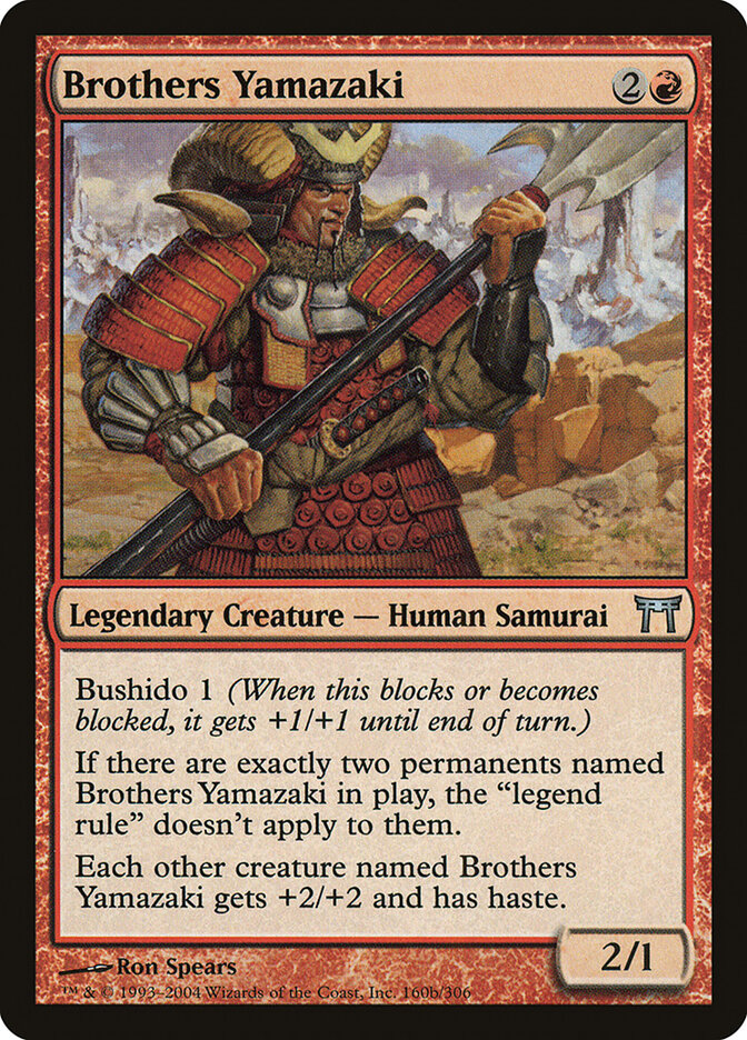 Brothers Yamazaki — Champions of Kamigawa 160b/307